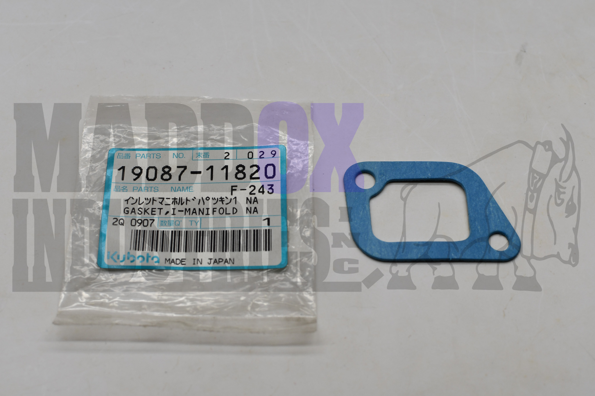 Kubota 19087-11820 Gasket